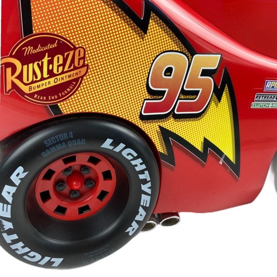 Rare Disney Cars Lightning Mcqueen 13 Retro Gaming Tv Etsy