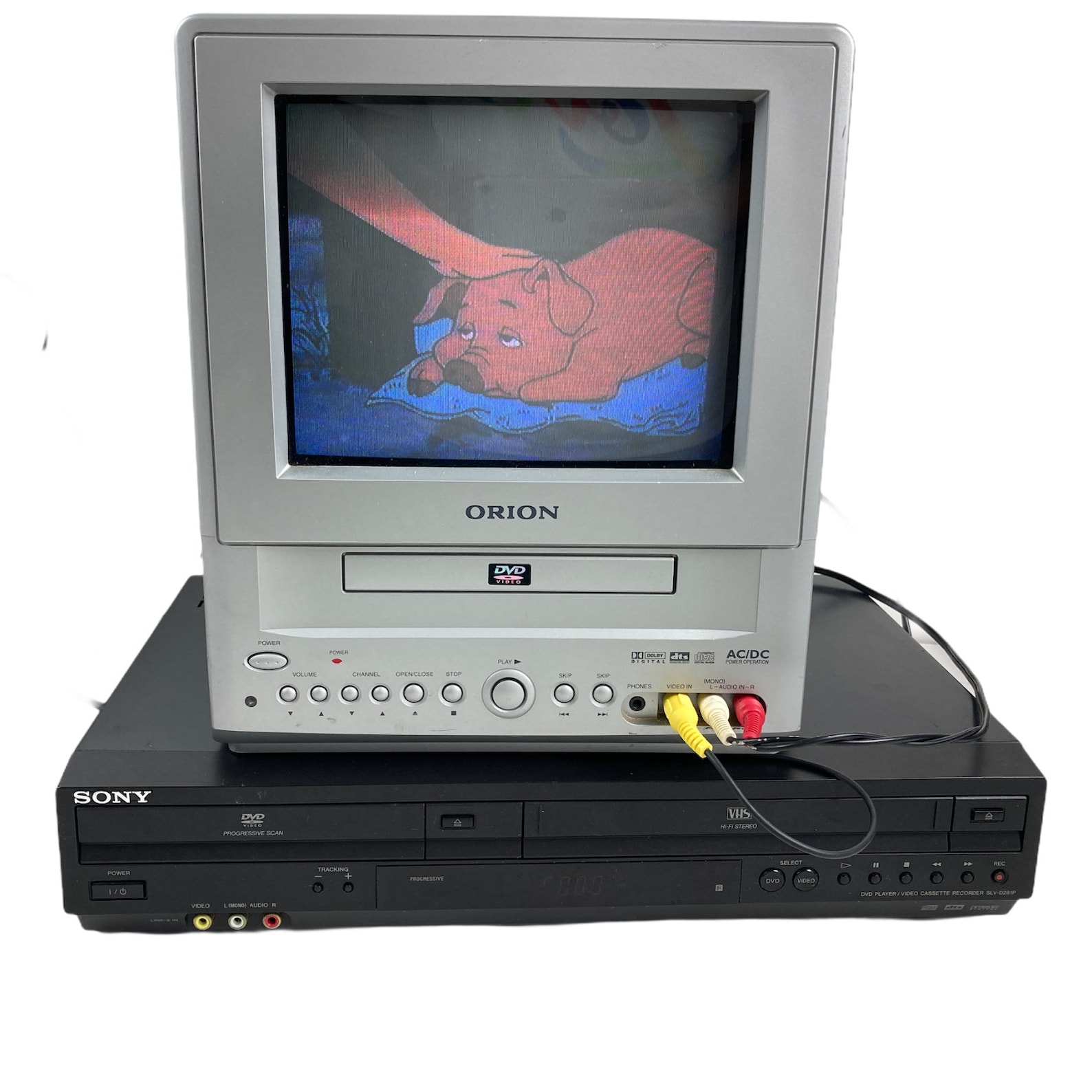 Sony DVD VCR Combo DVD/vhs Player Tested Working Etsy