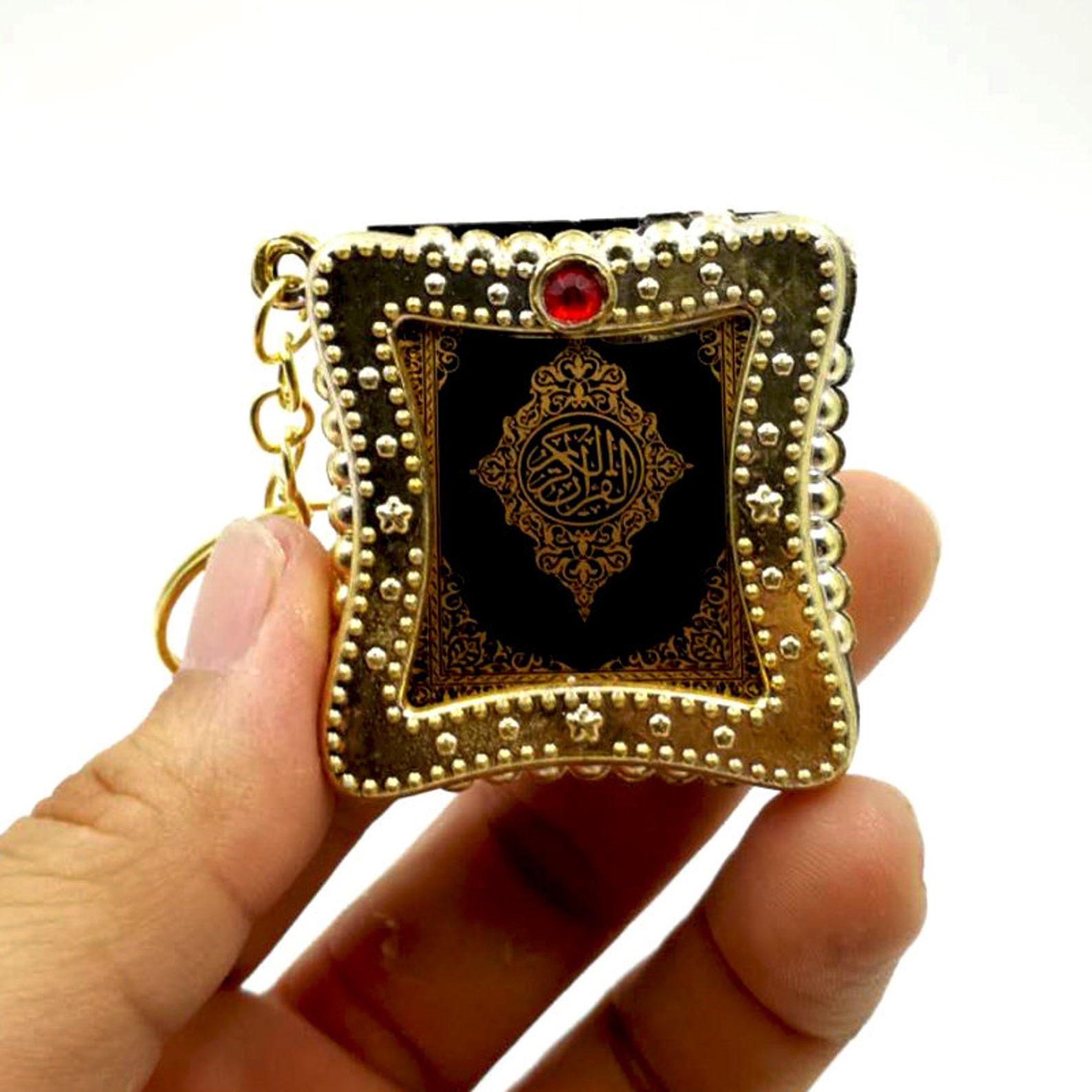 Quran Pendant Key Buckle Islam Accessories on Hand Etsy