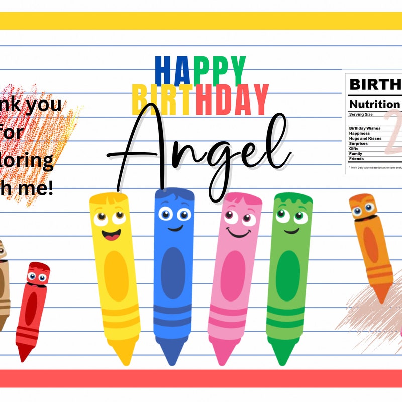 Color Crew Birthday - Etsy