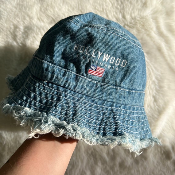 denim bucket hat - Gem