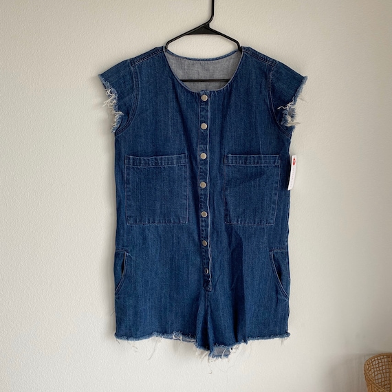 Vintage Denim Romper