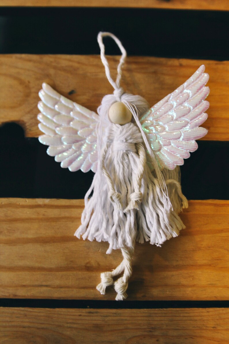 Macrame Angel / Fairy Christmas Tree Decoration / Mix and