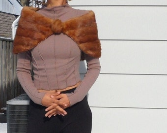 Estola de de visón plateada de década de 1950 de - España