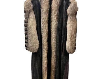 Cappotto di visone e volpe (taglia media)