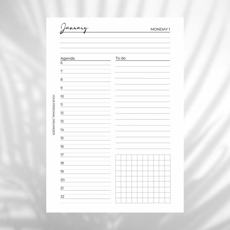 daily-routine-diary-2024-planner-insert-calendar-etsy
