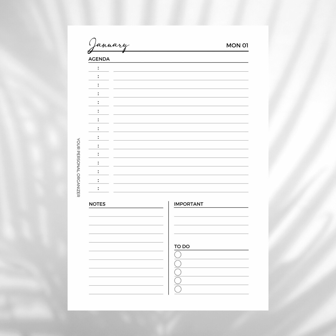 Daily Planner Planner Insert Agenda Insert Planner Etsy daily-planner-planner-insert-agenda-insert-planner-etsy
