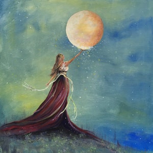 Original Painting Print on Giclee: “Half the Sky” - Original Artwork