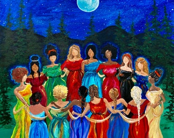 Original Painting Print on Giclee: “AllThat Binds Us” 2024 - Original Artwork