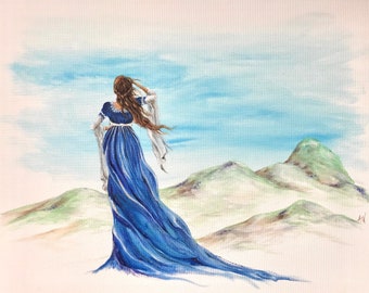 Acrylic Painting Print on Giclee: “Dare to Dream” 2022 Original Artwork