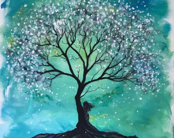 Greeting Cards: “Waiting on the Moon” Blank Inside- Sold in Packs of Ten with envelopes for 30.00