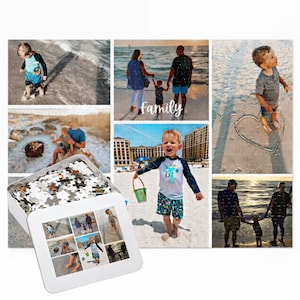 Personalized Puzzle, Photo Collage, Custom Jigsaw Puzzle, Jigsaw Puzzle for Adults, Gift for Family, Birthday Gift, Mother's Day Gift