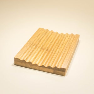 Soap Dish Bamboo Wood Soap Rack Soap Saver Zero Waste Plastic Free image 5