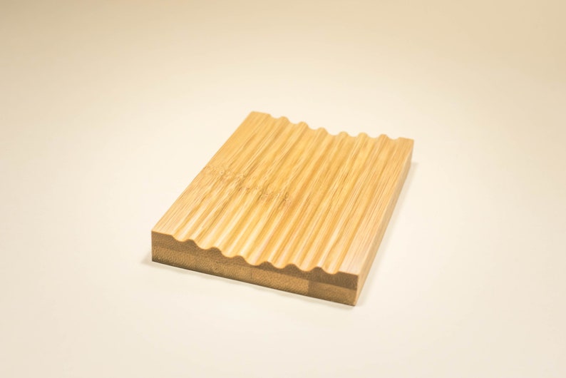 Soap Dish Bamboo Wood Soap Rack Soap Saver Zero Waste Plastic Free image 5