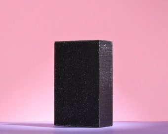 Bamboo Charcoal Soap | Activated Charcoal Soap | Vegan Soap | Natural Soap | Black Soap| Facial Soap |  Zero Waste Soap | Plastic Free Soap