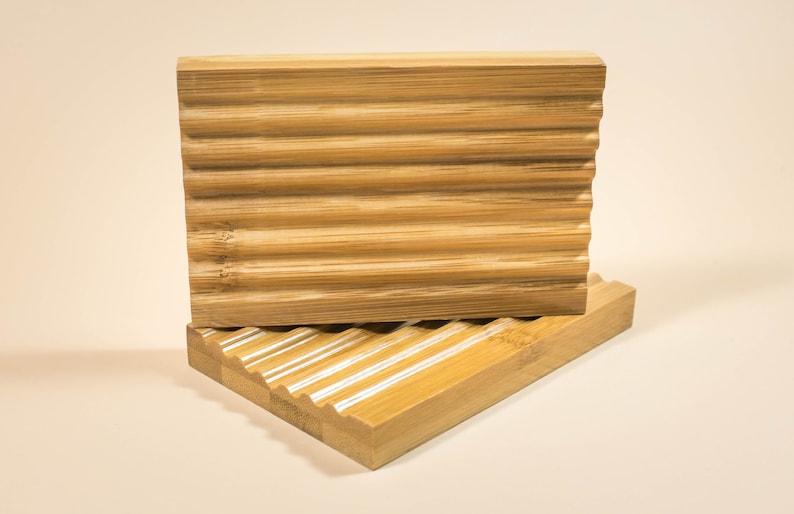 Soap Dish Bamboo Wood Soap Rack Soap Saver Zero Waste Plastic Free image 9
