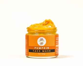 Pumpkin Enzyme Mask | Vegan Face Mask | Gentle Enzyme Peel | Zero Waste Face Mask | Skin Brightening Mask | Natural Facial Mask | Skincare