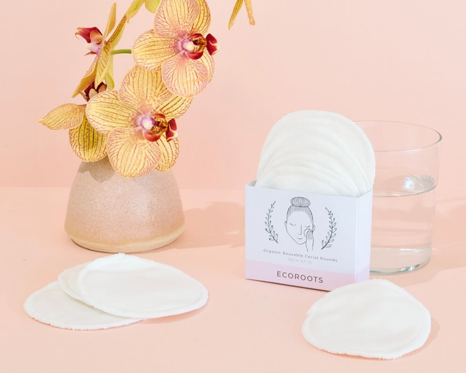 Set of 10 Reusable Cotton Rounds Organic Zero Waste Make up Etsy