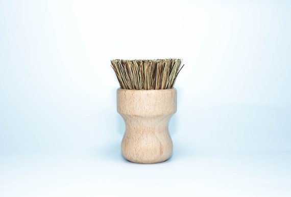 Dish Scrubber Brush Pot Brush Wooden Handle Sisal Bristles Zero Waste  Kitchen Plastic Free 