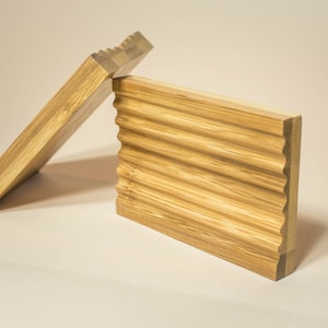 Soap Dish Bamboo Wood Soap Rack Soap Saver Zero Waste Plastic Free