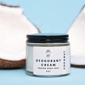 Natural Deodorant Cream | Baking Soda Free Deodorant | Zero Waste Deodorant | Plastic Free Deodorant | Eco-friendly Deodorant | Vegan Deo
