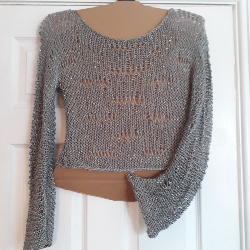 Ladies Top / Jumper Cover Up Loose Knit Punk Boho Grunge Etsy UK