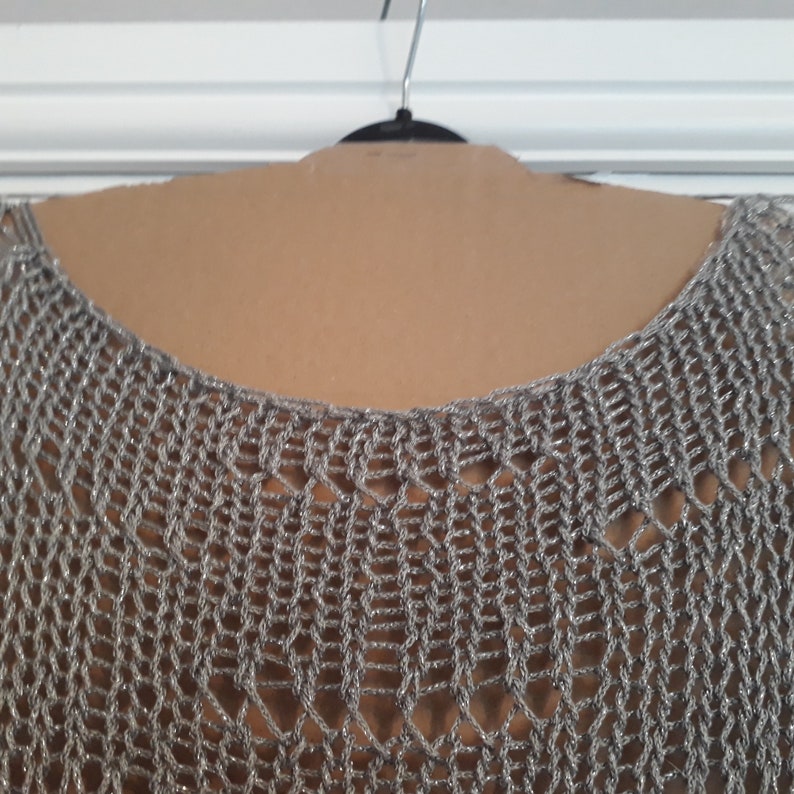 Ladies Top / Jumper Cover Up Loose Knit Punk Boho Grunge Etsy UK