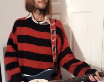 Kurt Cobain Jumper. Red and Black Stripe. Dennis the Menace. Freddy Krueger. XL