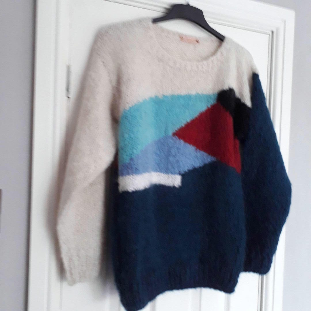 Mens Jumper, Mohair, Vivienne Westwood Inspired. Multi Mens Jumper, Mohair, Vivienne Westwood Inspired. Multi