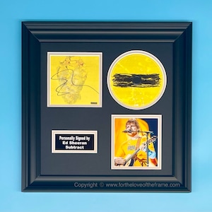 Ed Sheeran Signed Photo & Subtract Album CD In Luxury Handmade Wooden Frame With AFTAL Member COA Music Autograph Memorabilia Poster