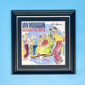 Van Morrison Signed Photo In Luxury Handmade Wooden Frame & COA Music Autograph Memorabilia Poster