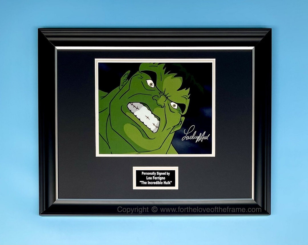 Lou Ferrigno Signed the Incredible Hulk Photo in Luxury Handmade Wooden ...