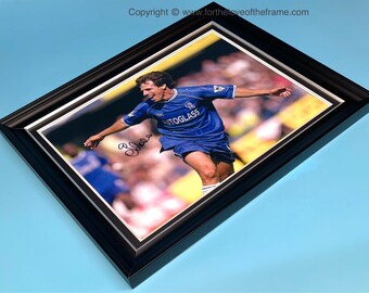 ジャンフランコ・ゾラ直筆サイン入りサッカー記念品チェルシー ジャンフランコ・ゾラ直筆サイン入りサッカー記念品チェルシー