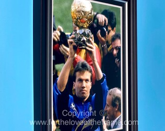 サッカーワールドカップ　ローター・マテウス　 ドイツ代表 　直筆サイン入りフォト 元ドイツ代表 ローター・マテウス バイエルン・ミュンヘン 直筆