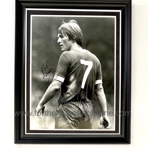 Kenny Dalglish Signed Autograph Football Soccer Memorabilia Liverpool FC Premier League Photo In Luxury Handmade Wooden Frame & AFTAL COA