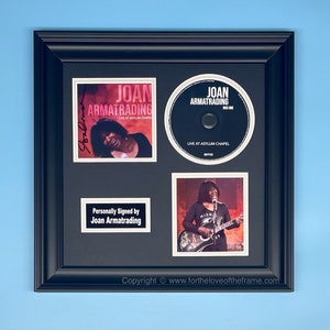 Joan Armatrading Signed Autograph Music Memorabilia Live At Asylum Chapel Album Cover & CD In Luxury Handmade Wooden Frame With AFTAL COA