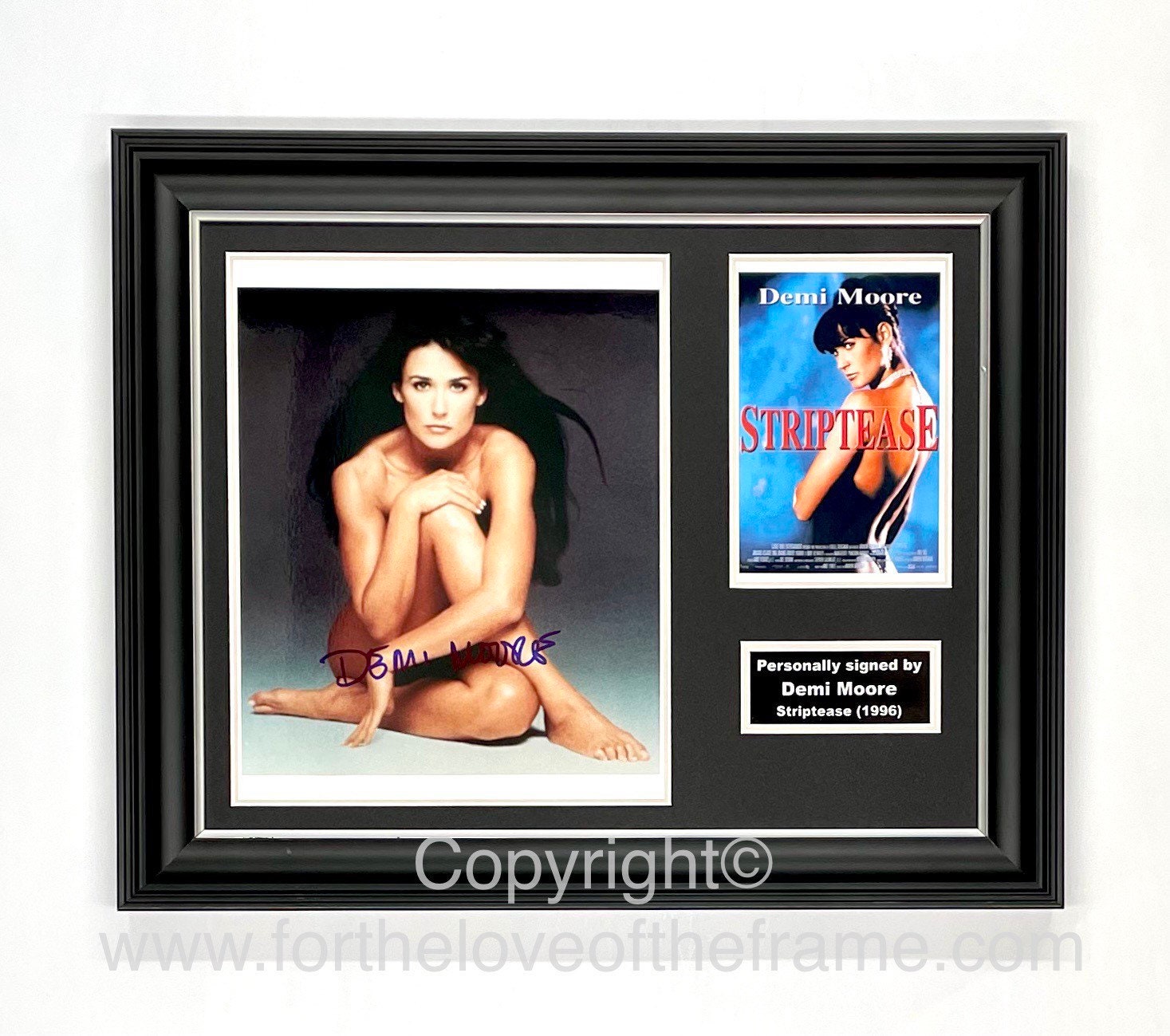 Demi Moore Signed Autograph Movie Memorabilia Striptease Film picture