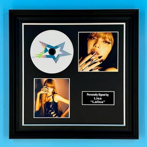 Lisa Signed Photo & CD In Luxury Handmade Wooden Frame With AFTAL Member Certificate Of Authenticity Poster Music Memorabilia Autograph Auto