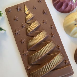 Chocolate de Navidad Regalo de Navidad Árbol de Navidad con adornos de chocolate