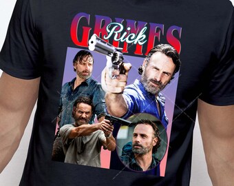 Vintage Graphic Rick Grimes Shirt, Andrew Lincoln Fans Shirt, the
