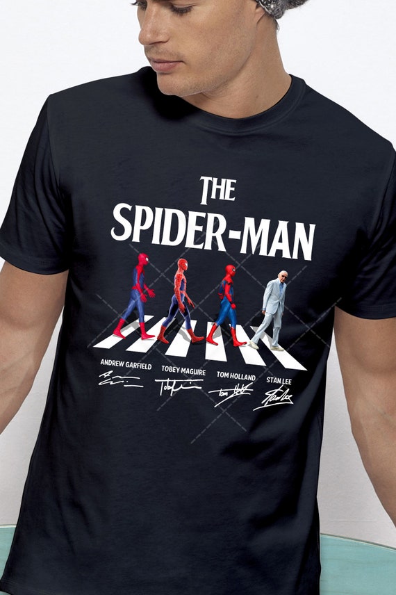 Spiderman stan shop lee t shirt