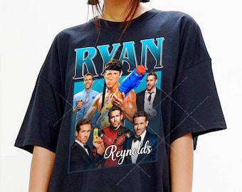 Vintage Ryan Reynolds Deadpool Shirt: Fun Art Tee