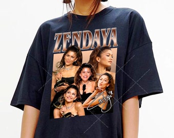 Vintage Graphic ZENDAYA, American actress, Spider-man, Michelle Jones, Movie shirt