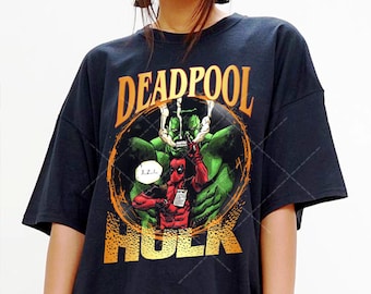 Funny Parody Hulk vs Deadpool shirt, Hulk Shirt, Deadpool Shirt, Wade Wilson Shirt, Ryan Reynolds Shirt