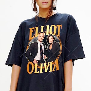 Vintage Graphic Elliot Stabler and Olivia Benson shirt, Law & Order Shirt, Movie Shirt