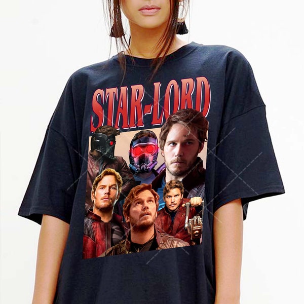 Vintage Graphic STAR-LORD shirt, Peter Quill Shirt, The Guardian of The Galaxy, Marvel Shirt, Movie shirt, GOTG Shirt