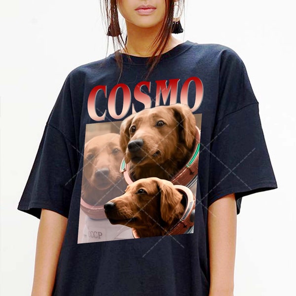 Vintage Graphic COSMO shirt, the Spacedog Shirt, The Guardian of The Galaxy, Marvel Shirt, Movie shirt, GOTG Shirt