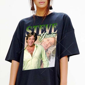 Vintage Graphic Steve Irwin Shirt, The Crocodile Hunter shirt, Fans Shirt, TV shirt