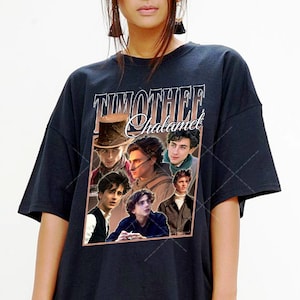 TIMOTHEE CHALAMET Shirt, Timothee Chalamet Retro 90s Tshirt, The king Homage Tees, Timothee Chalamet Dune Fan Gift, Timothee Fan Tees