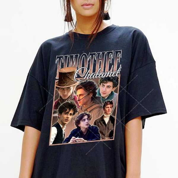 TIMOTHEE CHALAMET Shirt, Timothee Chalamet Retro 90s Tshirt, The king Homage Tees, Timothee Chalamet Dune Fan Gift, Timothee Fan Tees